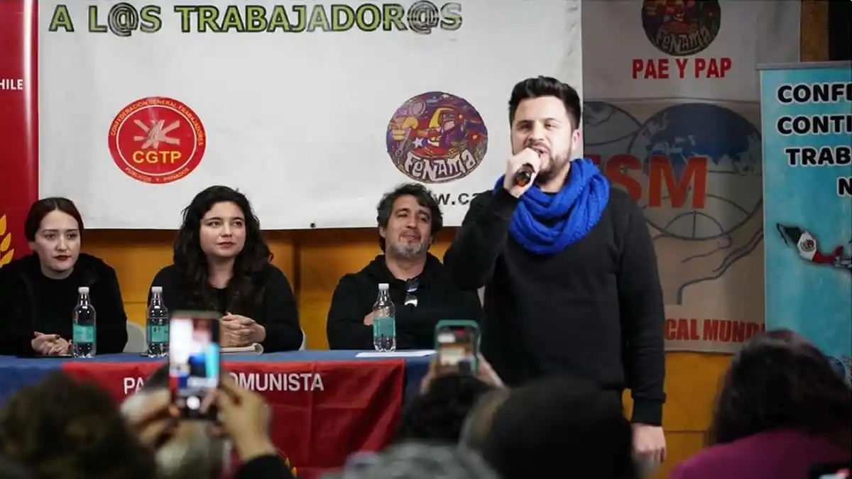 El PC proclamó a Gustavo Gatica como su candidato a diputado por el Distrito 8