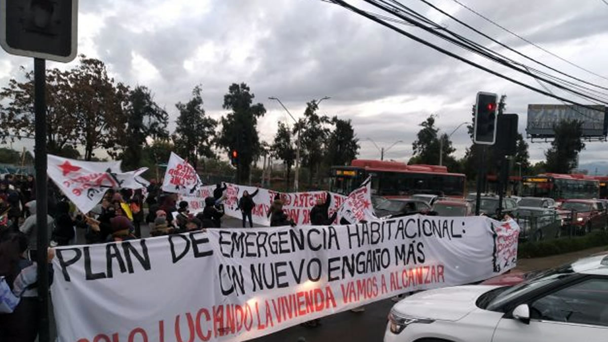 protesta sin casa