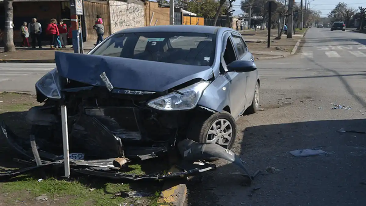 Chofer ebrio atropella a feriante con su carretón en Estación Central 3 choque