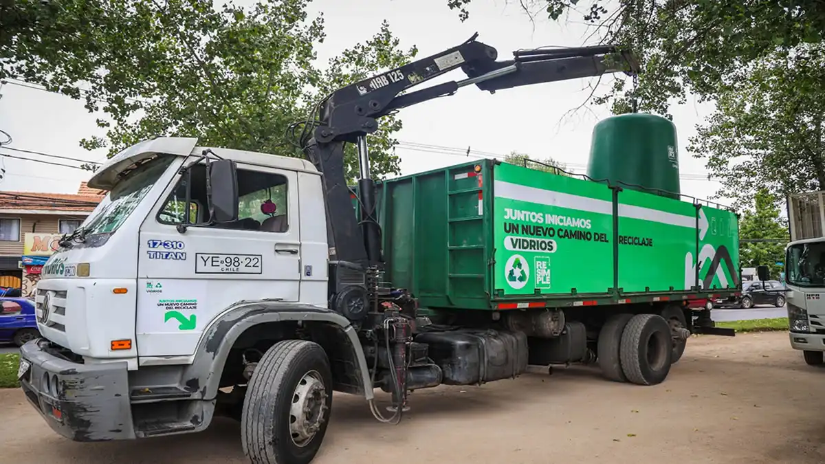 camion reciclaje maipu