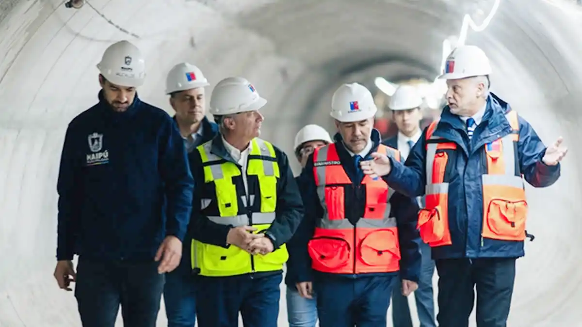 Presidente Kast visitó obras del Canal Santa Marta en Maipú 2 voda y kast 2