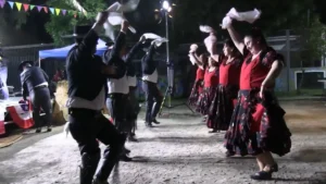 Con fonda y un gran despliegue de artistas, la JJVV "Barrio Las Rejas" celebró el 18 5 centro