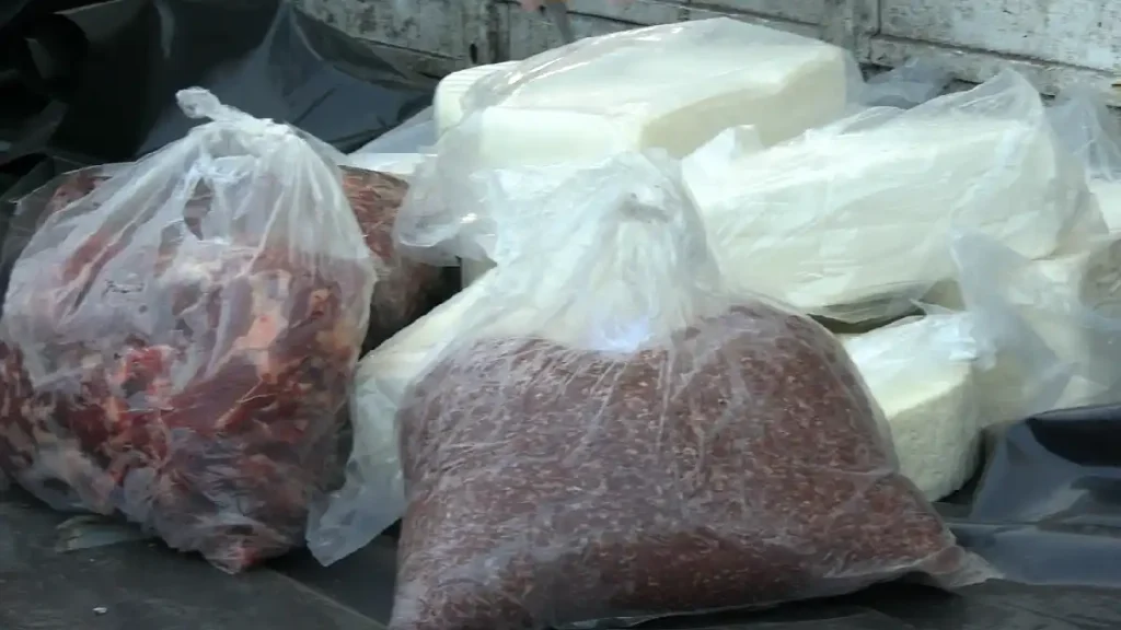 Fiestas Patrias: Masivo operativo en Estación Central termina con sumarios y decomiso de carnes y lácteos 2 decomizo