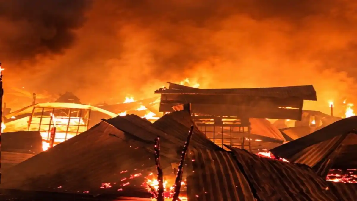 incendio el esfuerzo